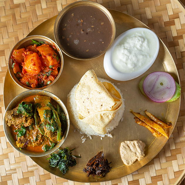 Nepali Pork Thali