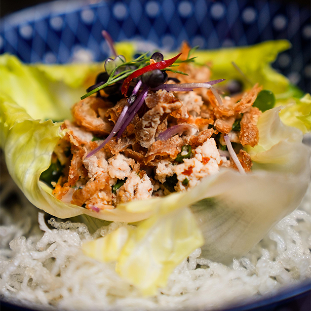 Laab Meung (Northern Thai Style Chicken Salad)