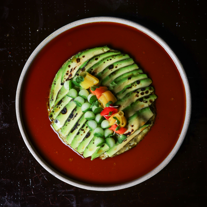 Charred Avocado, Lime, Soy 